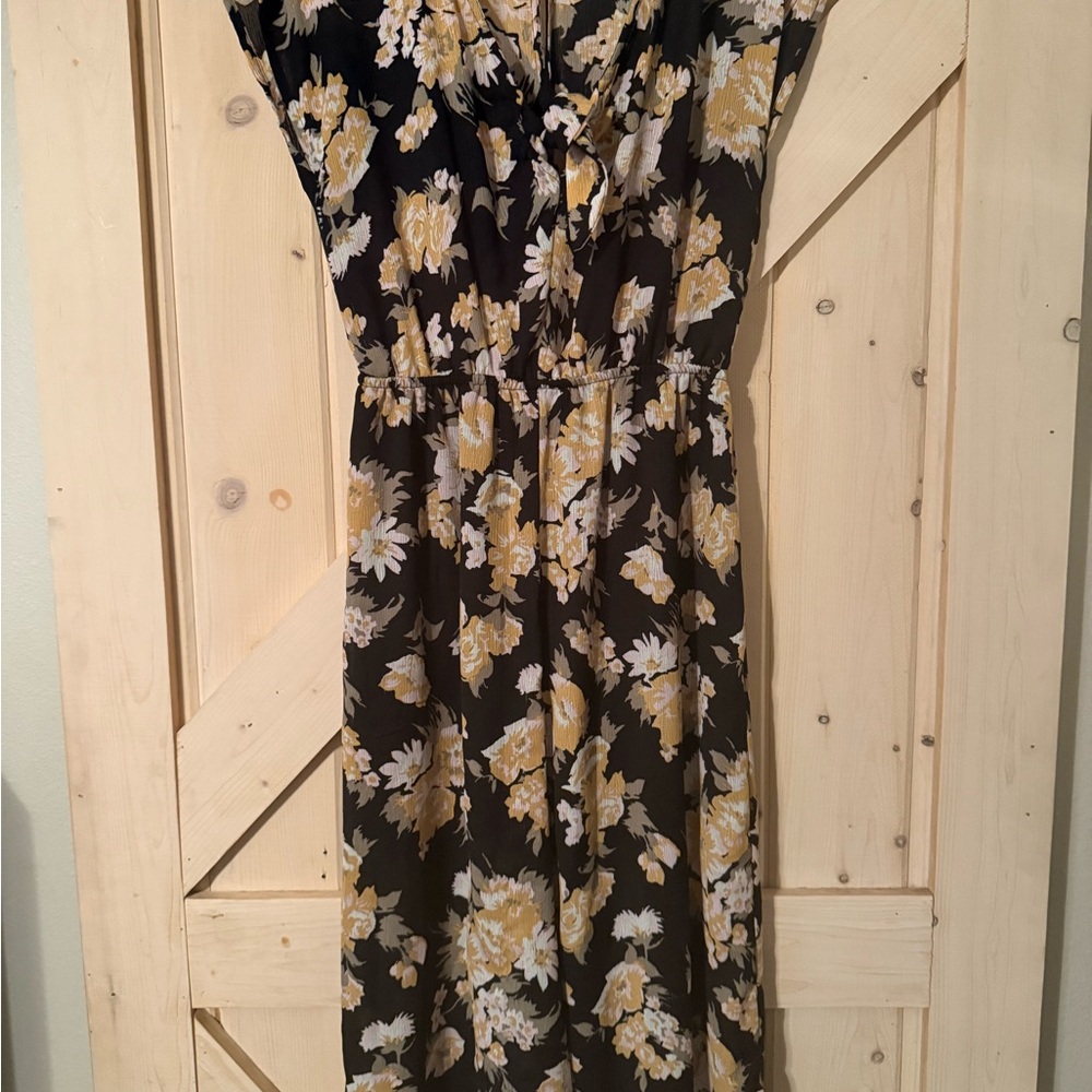 As U Wish Floral Jumpsuit Size Medium